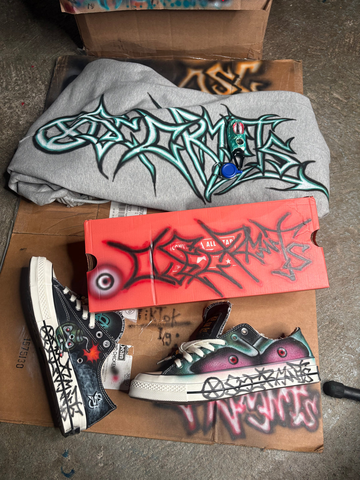 oscgrmnts  chucks