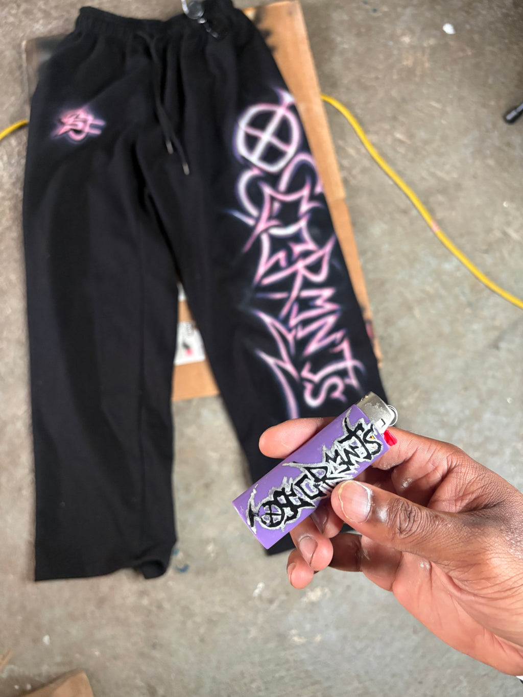 osc graffiti sweatpants
