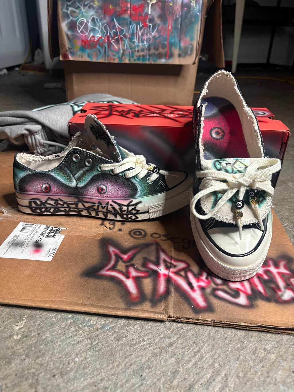 oscgrmnts  chucks