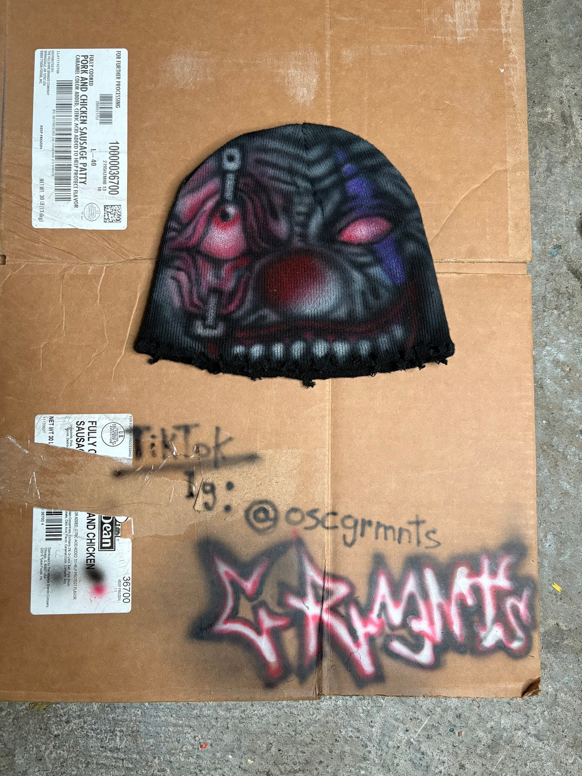 osc clown beanie
