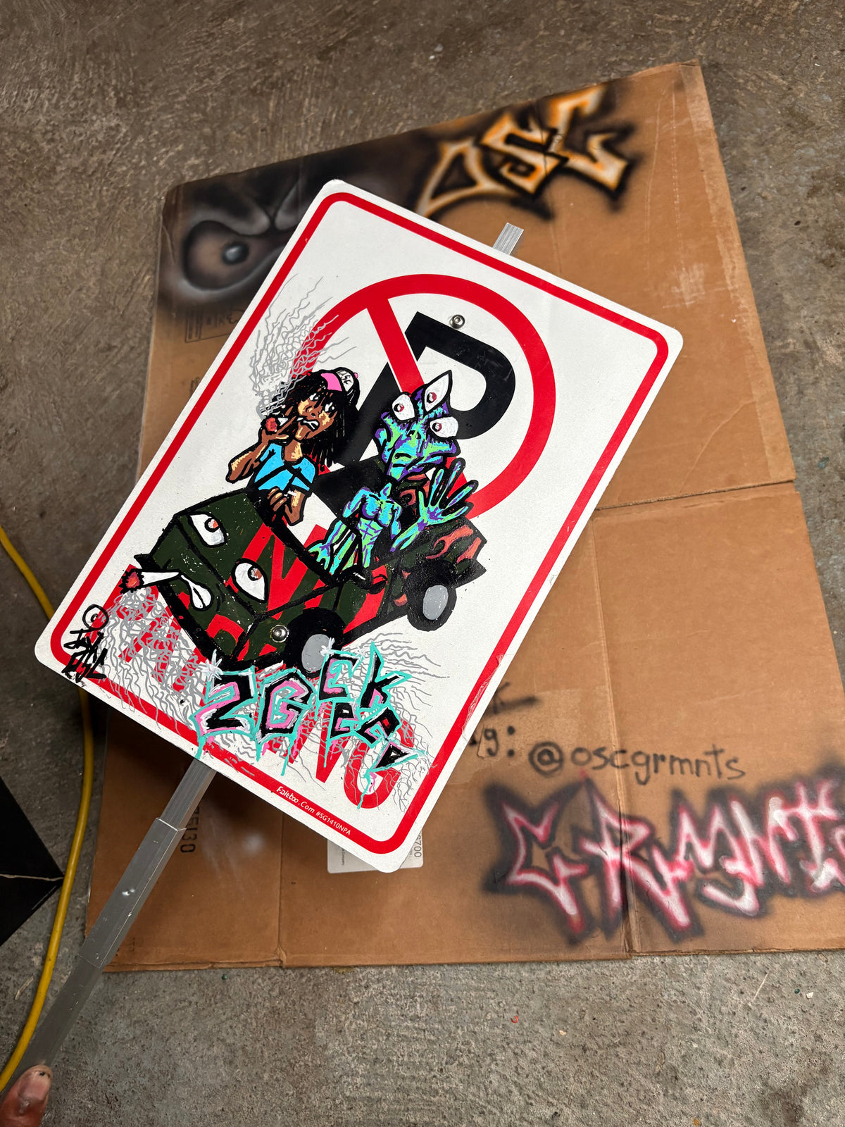 2 geeked no parking