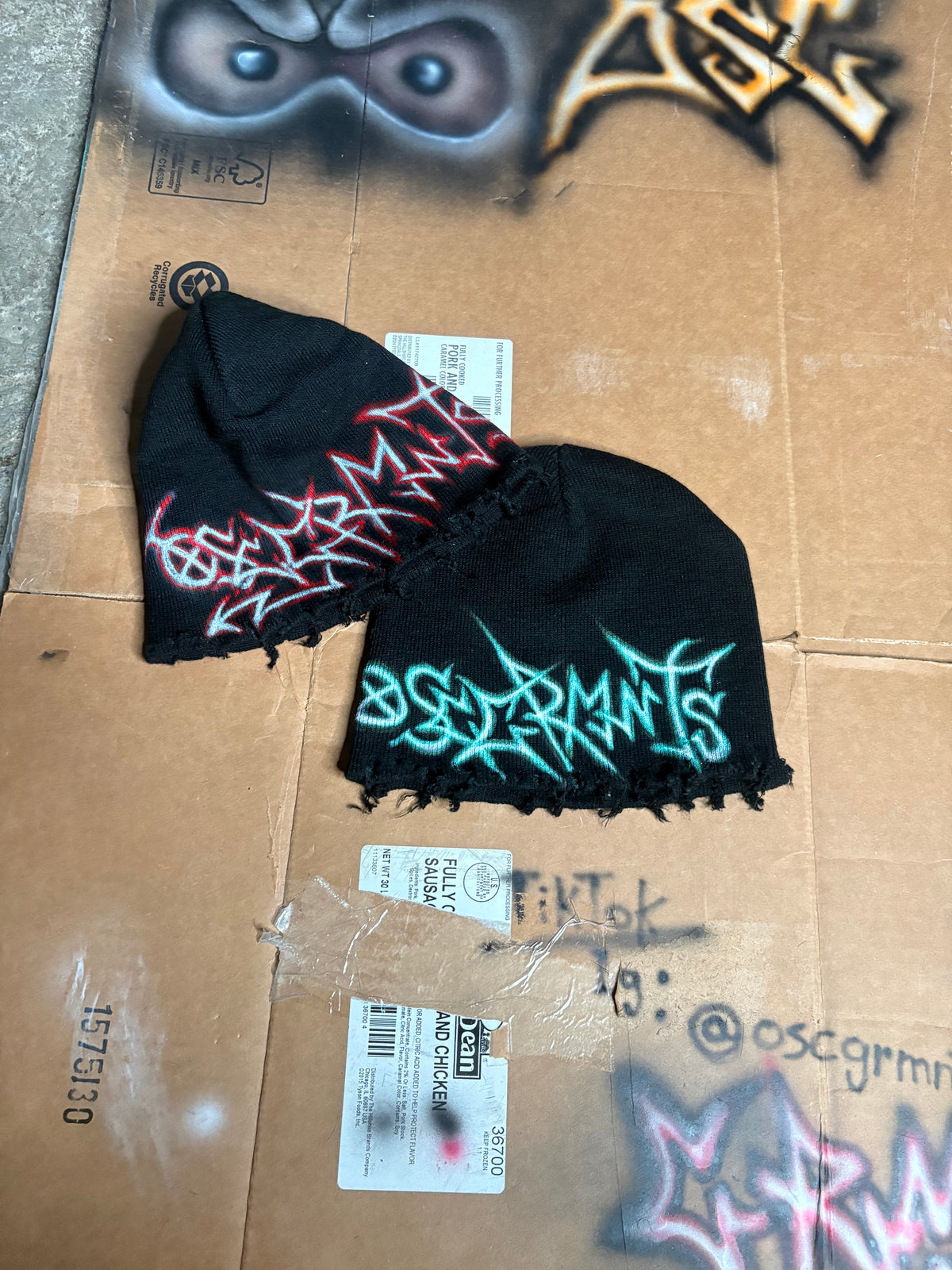 osc graffiti beanies