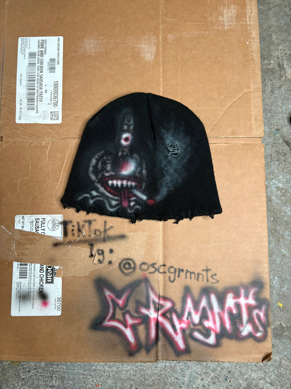 osc clown beanie