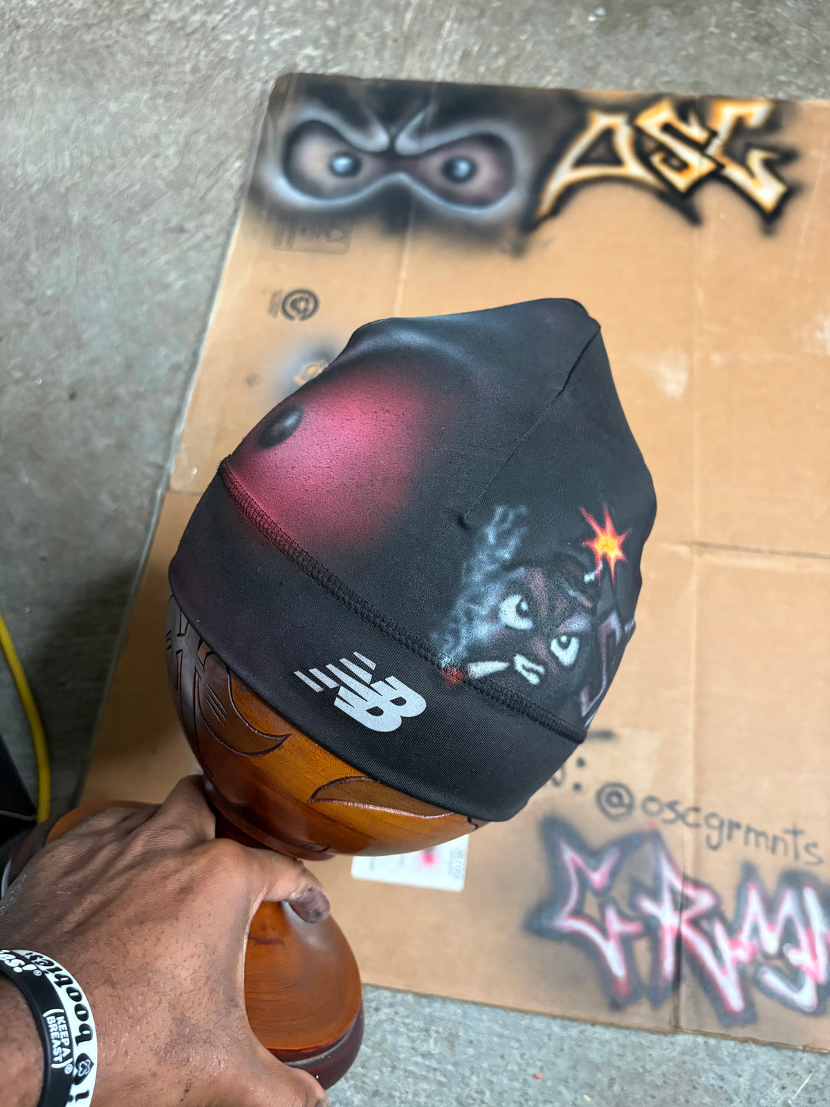 oscgrmnts skull cap