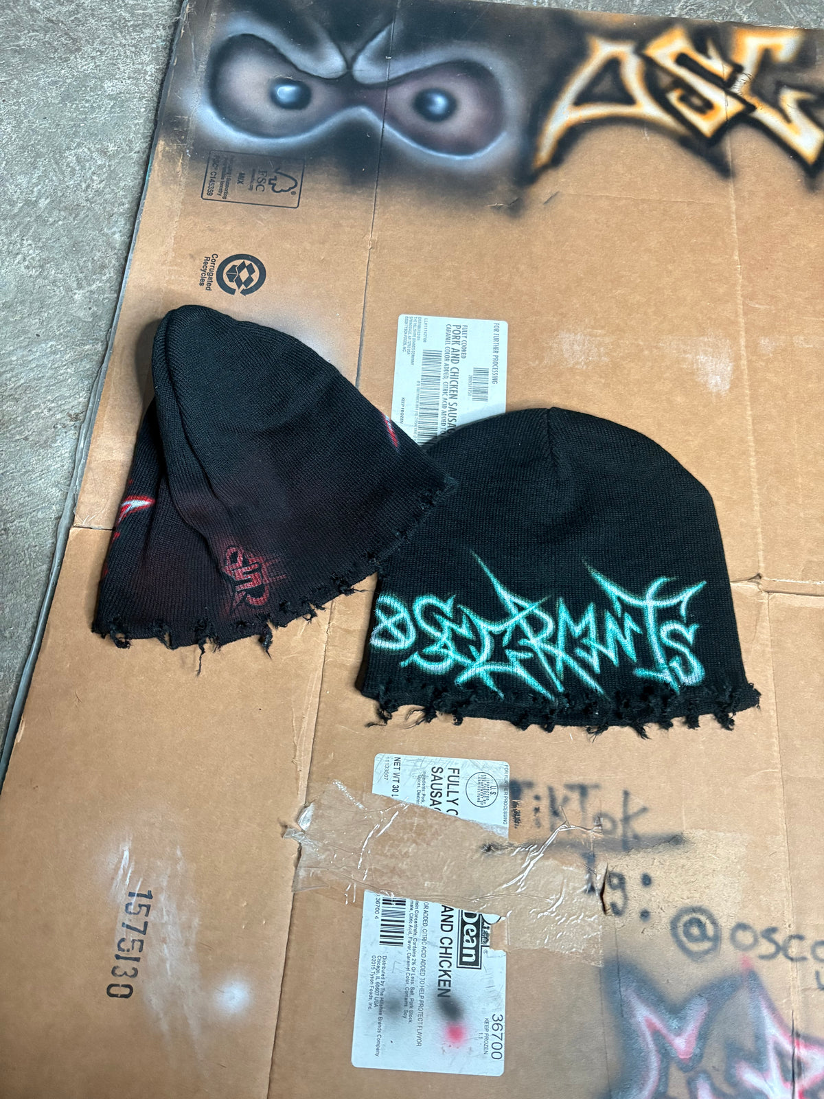 osc graffiti beanies