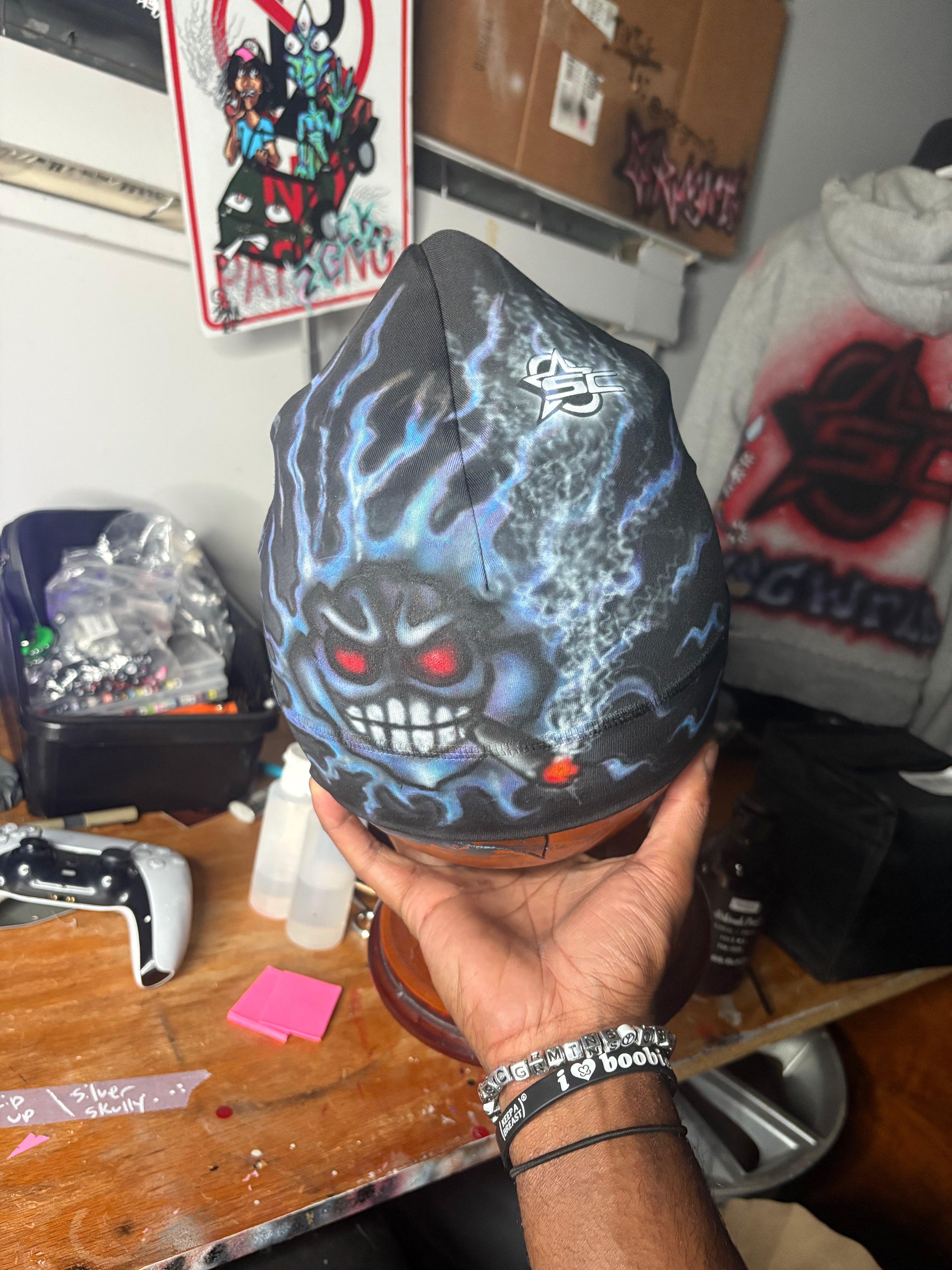 osc sun skull cap