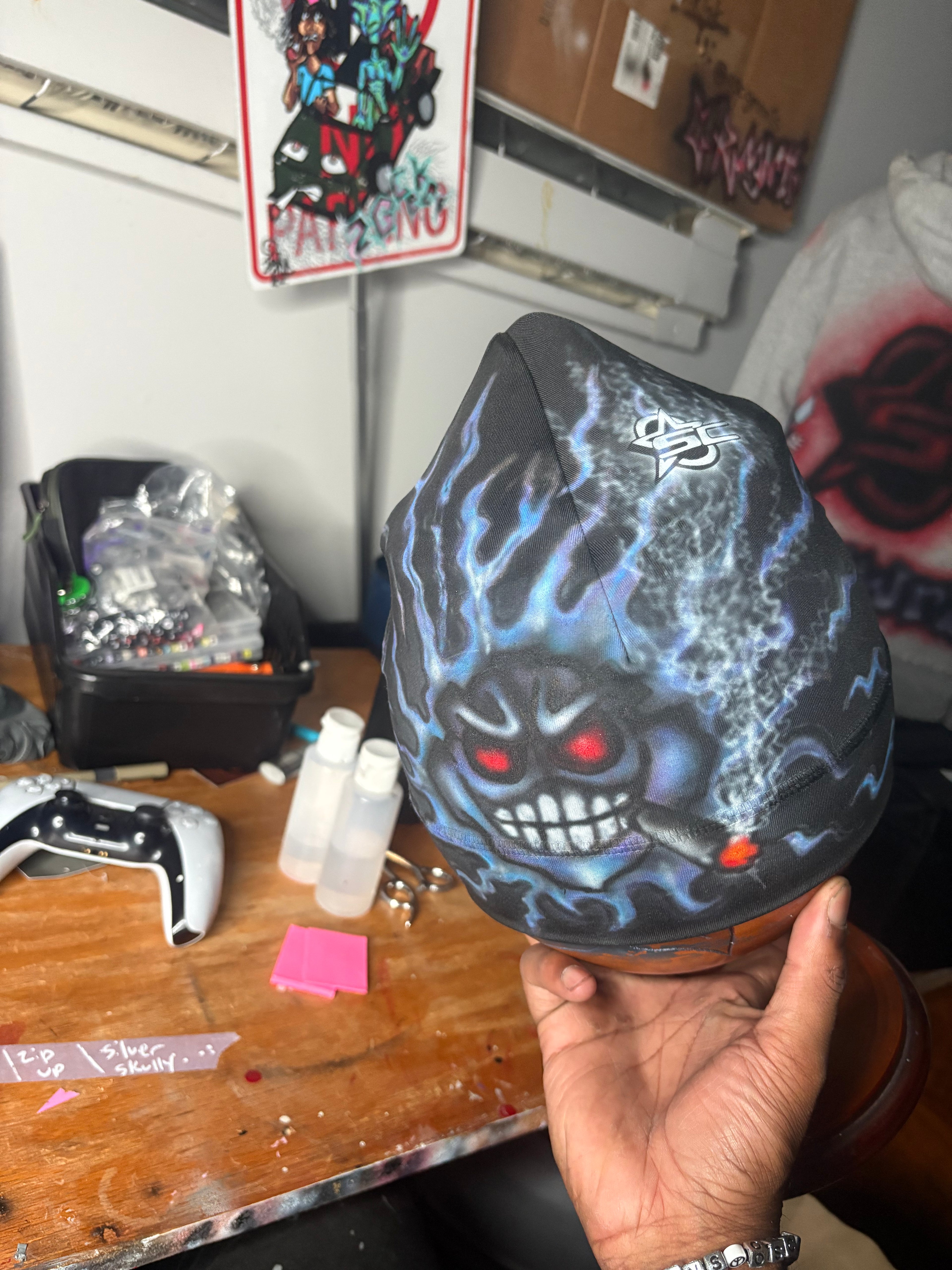 osc sun skull cap